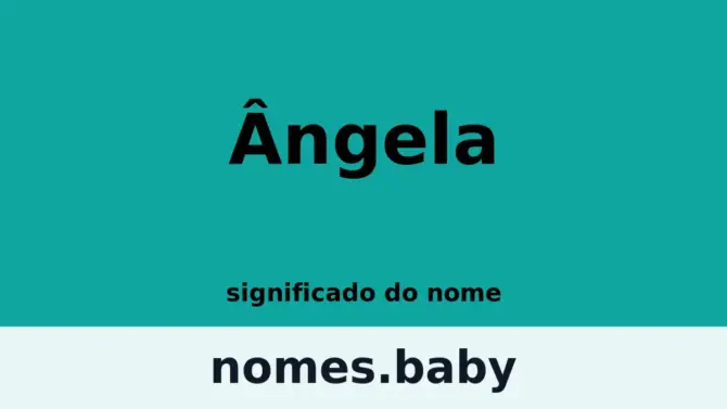 Significado do nome Ângela