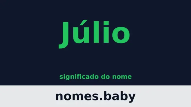 Significado do nome Júlio