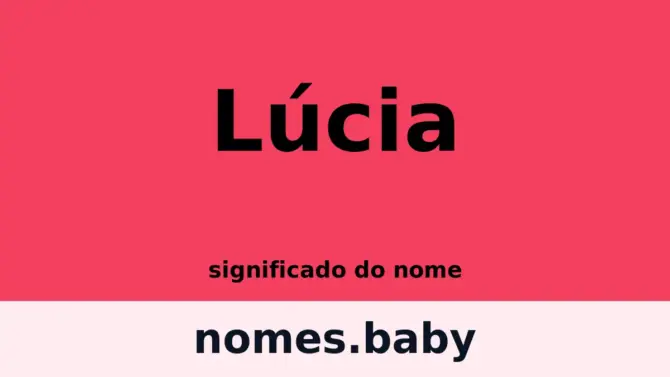 Significado do nome Lúcia