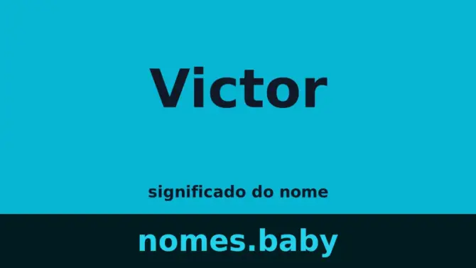 Significado do nome Victor